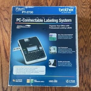 Brother PT-2730 P-Touch PC-Connectable Labeling System Professional Labeler Tape